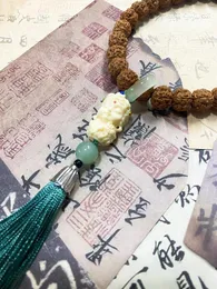 Strand Handmade Wooden Beaded Bracelet Ornaments Prayer Link For Women And Men Gift