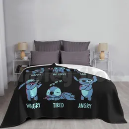 Blankets Monster Emotions Blanket Fashion Custom Lilo And