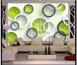 壁紙3D POの壁紙カスタムウォール壁画ファッション3Dテレビ装飾ドリームツリーリビングルーム