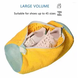 Wäschesäcken atmungsaktive Schuhtasche Deluvo Waschanlage rostbesichtige Reißverschlusspflege für wiederverwendbare Typen