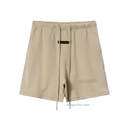 Męskie krótkie designerskie szorty list wydrukowane letnie spodnie plażowe unisex bawełny sport mody street długość kolan ess wysokiej jakości strój mężczyzny