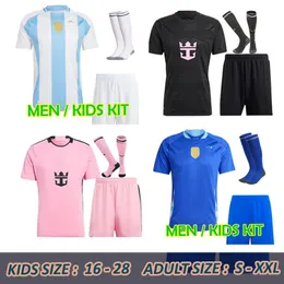 Ultra Premium Favorite Messis Soccer Jerseys Den bästa gåvan för alla sportfans Body Building Football Shirts Kits Set 2024 Ronaldo Jersey Fans Kid Kits Set