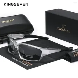 Solglasögon äkta Kingseven 2024 Design Men's Sports Polarised Women UV Lens resemodelinewear