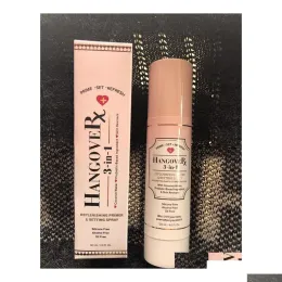 Primer Foundation Primer Foundation Astar Damla Makyaj Yüzlü Hangover RX 3in1 Yenileme Ayarı Sprey 4oz Hindistan Cevizi 120ml Teslimat Healt