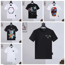 5A męskie koszulka 2024 pp czaszka Diamond T koszule Niemieckie marka luksusowe projektanci list 3d Dollar Bear Polos Tshirts Women Skulls TEE BURIE TOPS 10 UHH5