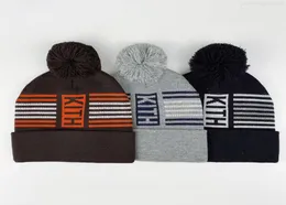Cappelli invernali di berretto a strisce kith per donne uomini pezzi di ghiaccio insoliti hip hop ladies teschi invernali all'aperto