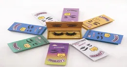 Eyelash Packaging Box Lashwood Packag med Tray Rectangle Case Fluffy 25mm Mink Lashes Eyelashes Package1897134
