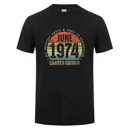 T-shirt maschile La camicia a maniche corte prodotta nel giugno 1974 è nata il 10 marzo 1974. Il regalo di compleanno di Top Monthly è T SD-004 T240515