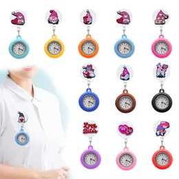 Pocket Watches Valentinstag Clip Watch Schwester Abzeichen Accessoires Kragenstil auf Krankenpflegerin für Frauen und Männer Drop Delivery OTBMK