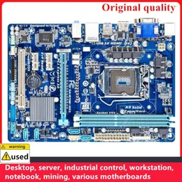 Moderbrädor för GA-B75M-HD3 B75M-HD3 LGA 1155 DDR3 16GB M-ATX Intel B75 Desktop Mainboard SATA III USB3.0