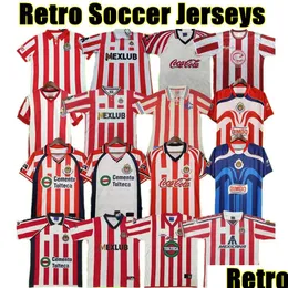 Jerseys de futebol Retro Chivas Guadalajara Regal O Peralta I Brizuela Uma camisa de futebol vintage Pido 60 96 97 98 99 00 02 06 07 08 A.VEGA OTGIQ