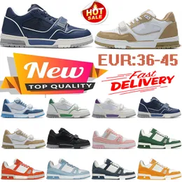2024 Sneakers Designer Shoes For Men Casual Running Shoes Trainer Outdoor Trainers Shoe Best Quality Platform Calfskin Leather