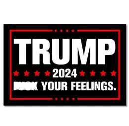 Hot trump car stickers Banner Auto bumper sticker Trump donald poster keep make america great decal for car styling vehicle paster Flag