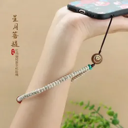 Mini Star Moon Bodhi Çıkarılabilir Evrensel Cep Telefonu Asma Zinciri Kısa Cep Telefonu Asma Halat Asma Bilek Sanat Çince S