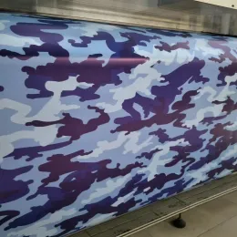 Adesivi blu Ubran camouflaggio involucro in vinile per camion avvolgimento per auto rivestimento a bolla d'aria