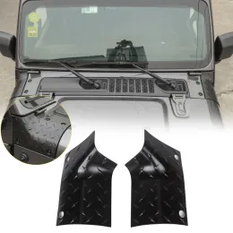 ملحقات غطاء زاوية غطاء محرك السيارة يغطي تغطية تغطية الديكور لجيب Wrangler JL 2018+ إكسسوارات خارجية ABS التصميم ABS