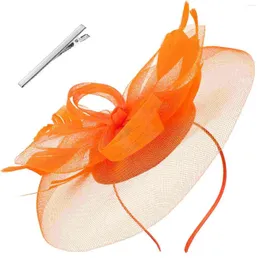 Bandanas Inglese Titolo: Affastore Cappello Cocktail Tea Party Cesto Accessori per copricapi Accessori per capelli da pastore femmine da donna