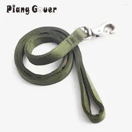 Dog Collars Army Green Multi-Layer Thickened Large Leash Pet Outdoor Walking Rope For Medium Big Dogs