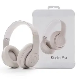 Avbokning B Studio Pro TWS Solo 3 Trådlös Bluetooth -hörlurar Huvudband ANC Buller Avbrytande headset Gaming Earphones For Phone Compute Beats Pro 4 Oneth