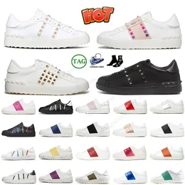 2024 Platform Open Sneakers klänningskor Män kvinnor Skate Low Multi-Color Triple Black Vintage Beige Dhgate Outdoor Trainers Sneaker Chaussure Scarpe Big Size 46