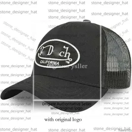 Chapeau von Dutchs Hat Fashion Baseball Cap para adultos Caps de rede de vários tamanhos designers de homens ao ar livre Snapbacks 6F1D