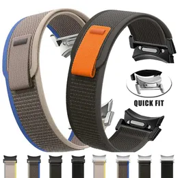 Titta på Bands Trail Loop Band för Samsung Galaxy Series 6 5 4 40mm 44mm 4/6 Classic 47mm 43mm Pro Quick Fit Q240514