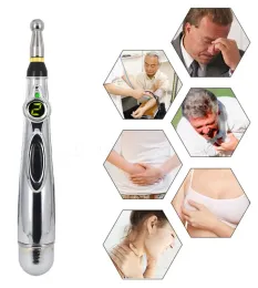 Massager Ny ankomst elektronisk akupunktur penna terapi penna säker meridian energi heal massage kropp huvud halsben hälsa massageadores