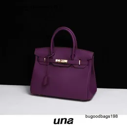 Borse da donna designer di borse da donna BK 7a profumo scuro 2024 Nuovo strato superiore di cagnello di mucca Platinum Platinum Anemone Guida pelle