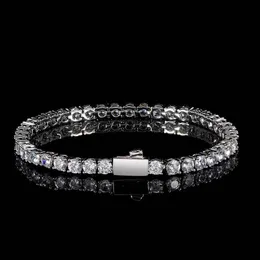 Mode Luxus Full Diamant Hochwertige Schmuck Springschnalle Kette Armband Trendy Marke Hip Hop Mens Armband Designer Design Geschenkzubehör