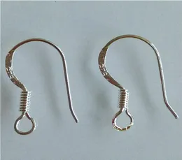200pcslot Sterling 925 Silver Earring Findings Fishwire Hooks Jewelry DIY 15mm fish Hook Fit Earrings5423264