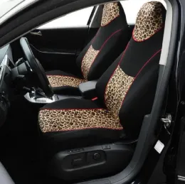 Covers Car Seat Cover Universal Fit front seat elastic simple use washable breathable fashion leopard design