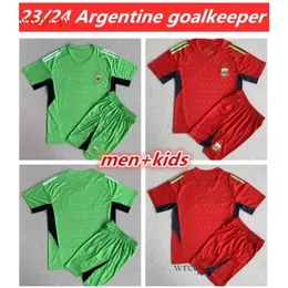 3-gwiazdkowy zestaw PP Argentyński bramkarz E. Martinez 2023 Football Jersey 22 23 Męski mundur dla dzieci