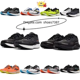 Classic Running shoes Saucony Triumph 19 Sneakers Mens Womens Designer Black White Violet BRIAN SHRADER cross-country mountaineering Cushionin Outdoor Trainers