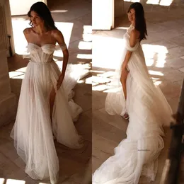 Milla nova sukienka liniowa z koronkowych sukienki ślubne w kraju