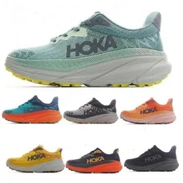 Challenger Hokaa Atr 7 кроссовки Hokaa Bondi 8 Athletic Shock, поглощая все тропа тропы дороги горная мода Mens Mens Designer Sport Sport Shoes 36-45