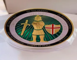 NEW Put on the Armor of God Defend the Faith Challenge Coin3009554