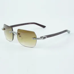 DIRECT-SALE-Luxus-Aztec Diamond 8100906 mit personalisierten Aztec-Linsen-Sonnenbrillen, Größe: 56-18-135 mm
