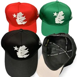 Hellstart Trucker Hat Hat Street Fashion Hat Flat Brim Hat Cap Baseball Cap الربيع والصيف والخريف العصري والجنسين القابل للتعديل.