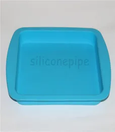 Contenitore vassoio per piatti profondi in silicone antiaderente 8 Olio di cera non Stick Multi Usa Panna quadrata 8 PC Lot9918643