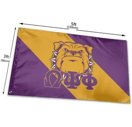 Omega Psi Phi Flag 3x5ft Polyester Outdoor oder Indoor Club Digitaldruck Banner und Flaggen Whole5388683