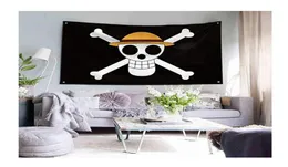Shaboo drukuje Luffy One Piece Jolly Roger Pirate Flags Banner