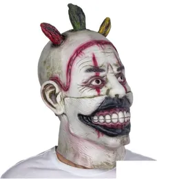 Máscaras de festa Halloween Horror Carnival Maskerade Cosplay ADT FACH CAPAÇÃO FACO DAPAÇÃO DOUS