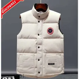 캐나다 겨울 송전 조끼 mens 다운 vests bodywarmer 패션 자켓 여자 길렛 디자이너 코트 남성 Doudoune Luxe Goose Veste Homme Manteau H2IL 3DCG