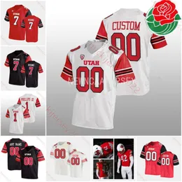 Tanoa Togiai Utah Utes Football Jersey Shintaro Mann Kolinu'u Faaiu Hunter Deuel Jaren Kump Hunter Lotulelei Braeden Daniels Jaylon Johnson Maglie