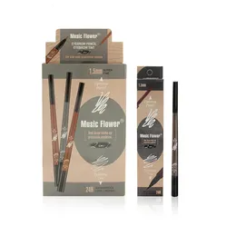 MUSIK Florvattentät ögonbrynspenna Tatuering Eyebrow Pen Sketch Liquid Eyebrown Soap Brows Enhancer Eyelashes Makeup Brushes 240515