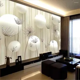 Sfondi sfondi 3D personalizzato sfondi stereoscopici murales per soggiorno per soggiorno
