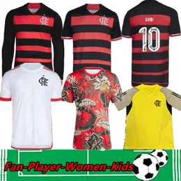 Fani gracza CR Flamengo koszulki piłkarskie 2023 2024 2025 de Arrascaeta de la Cruz Gabi B.Henrique David Luiz Diego Pedro Gerson 23 24 25 Dom na wyjazd 3 -letnia koszula piłkarska 4xl 4xl 4xl