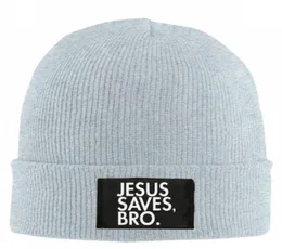 Winterhutkappe Jesus Rettung Bro Beanie Woll gestrickte Männer Frauen Kappe Hüte Schädel warme Mützen Unisex 3003991