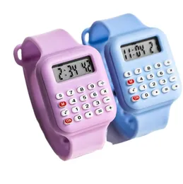 Nowi uczniowie zegarek na nadgarstek Kalkulator Zegarek przenośny wielofunkcyjny zegarek dla uczniów elektroniczny