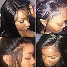 Parrucche 360 capelli umani parrucca in pizzo completo per donne nere reali 100% vergine liscia liscia setosa 130% deniste hd hd invisibili parrucche frontali ossa dritta di
